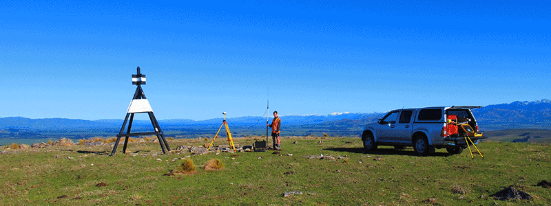A selection of surveying photos from around New Zealand